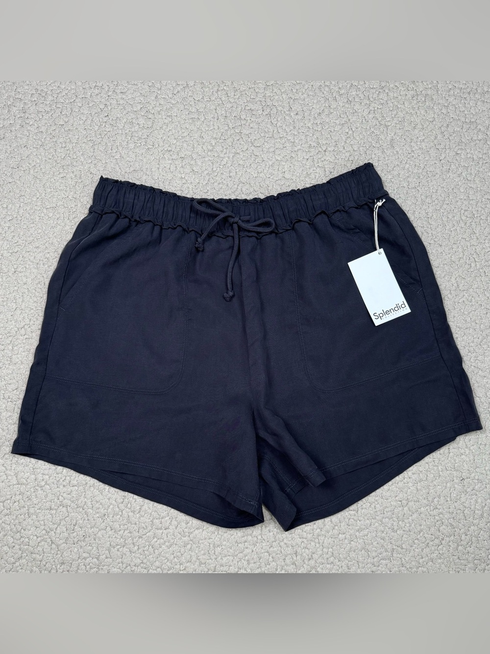 Splendid Noah Lyocell Elastic Waist Drawstring Shorts